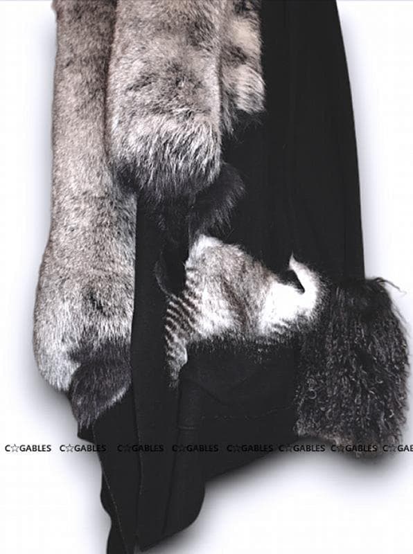 ★新品★激レア★IFSIXWASNINE アシンメトリーフォックスファー コート