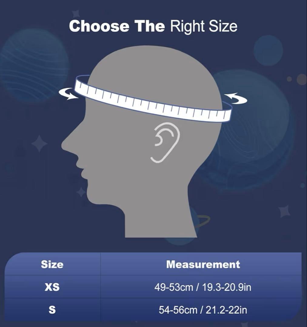 Odoland 子供用スキースノボヘルメット ゴーグル付きXSサイズ ブラック