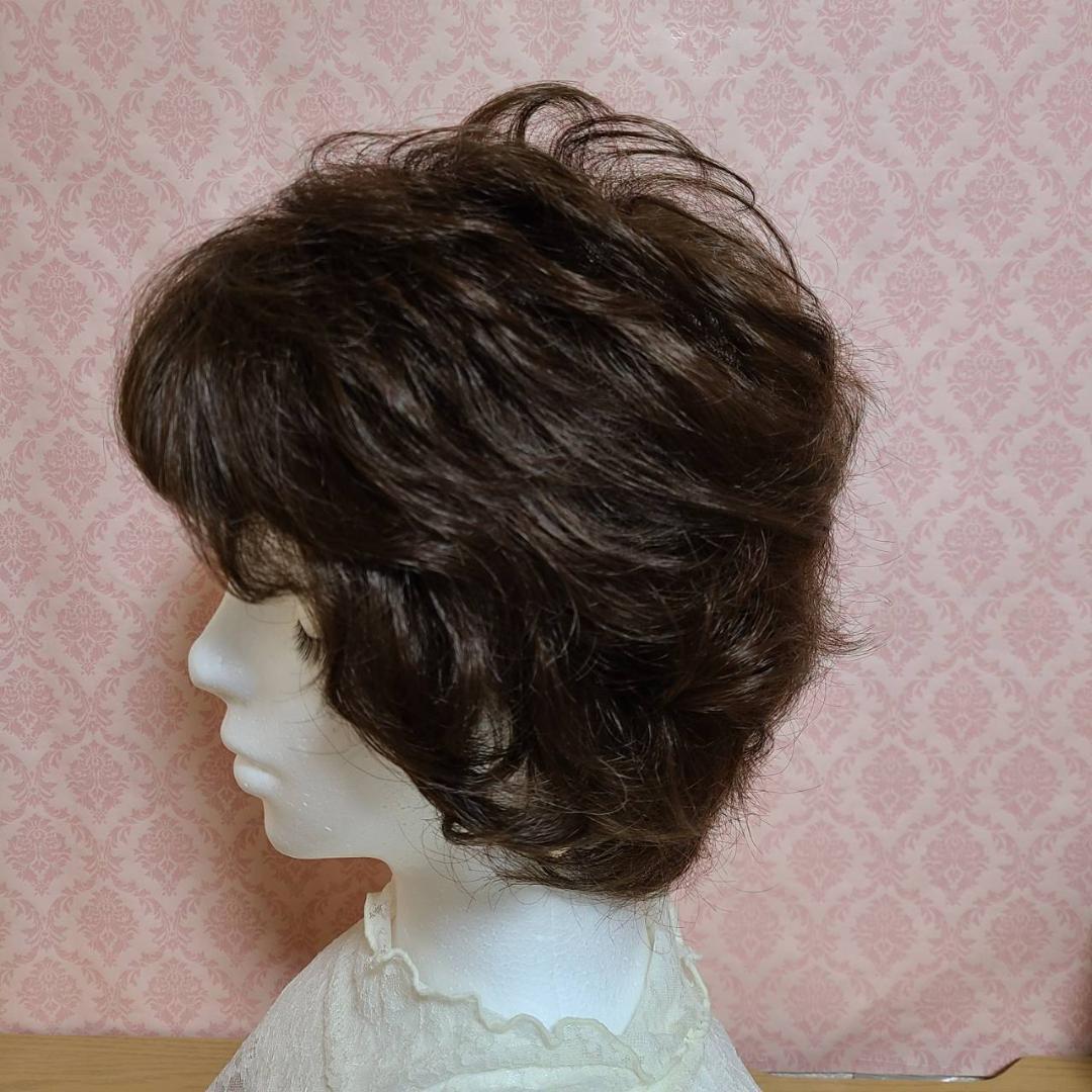〈新品〉フルウィッグ 総手植え かつら ショート