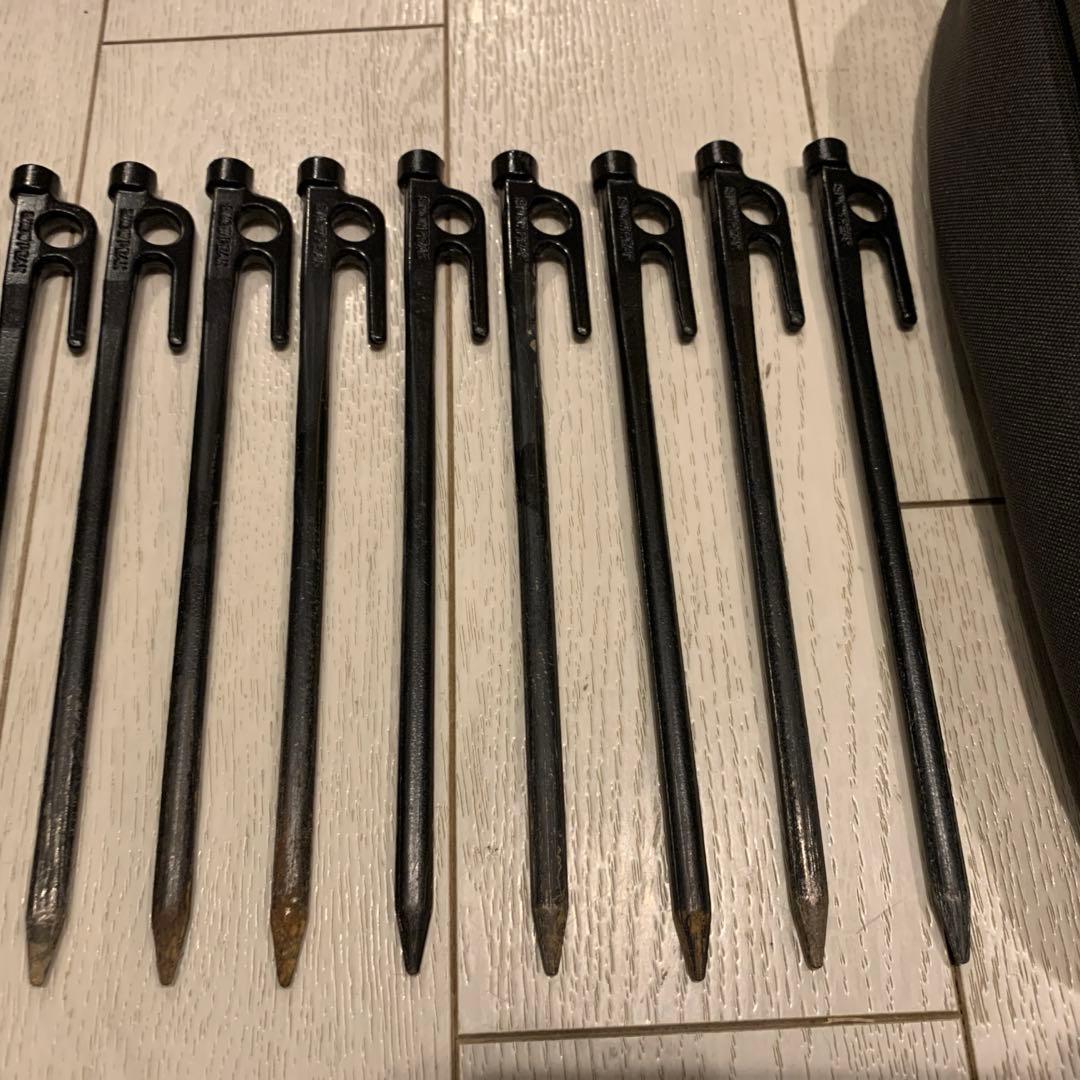 セット】スノーピーク　ペグハンマー　ソリッドステーク　MSR サイクロンステイク