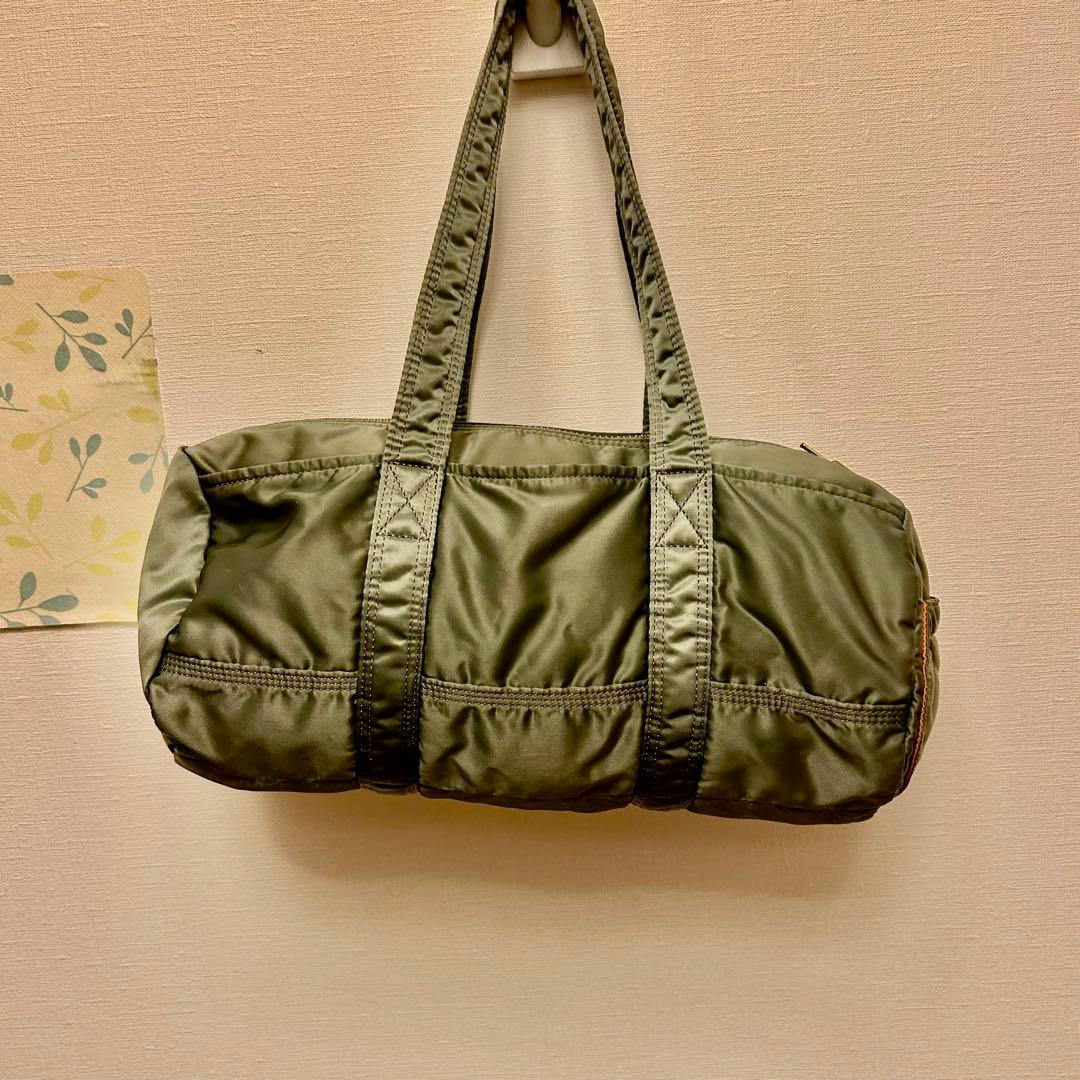 希少　POTER TANKER ミニボストンバッグ　オリーブ