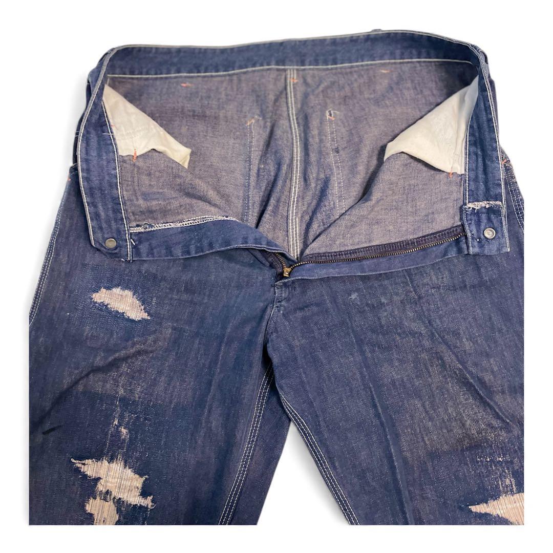 70s sears ペイターパンツ 襤褸 リペア 雰囲気抜群 ヴィンテージ