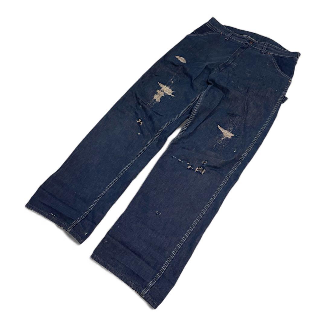 70s sears ペイターパンツ 襤褸 リペア 雰囲気抜群 ヴィンテージ