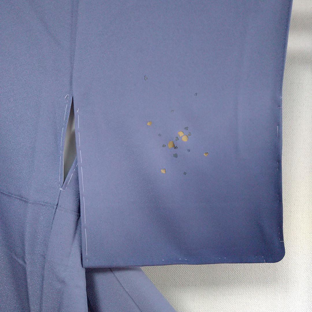 キラキラ✨　暈し 訪問着　 絹100% しつけ糸付　お仕立て上がり　藤色系