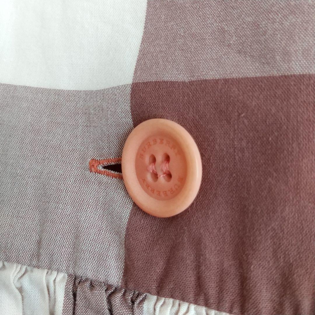 BURBERRY バーバリーチルドレン メガチェック柄 ワンピース 6Y 116