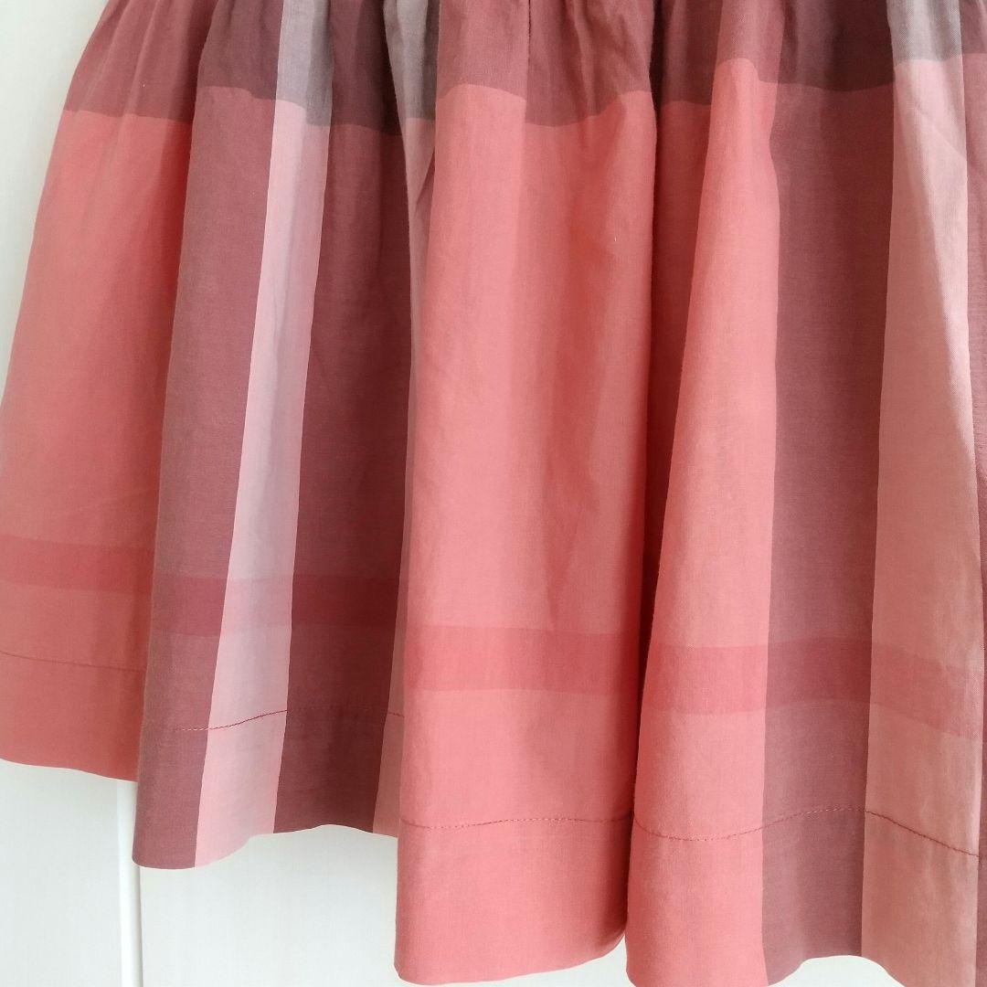 BURBERRY バーバリーチルドレン メガチェック柄 ワンピース 6Y 116