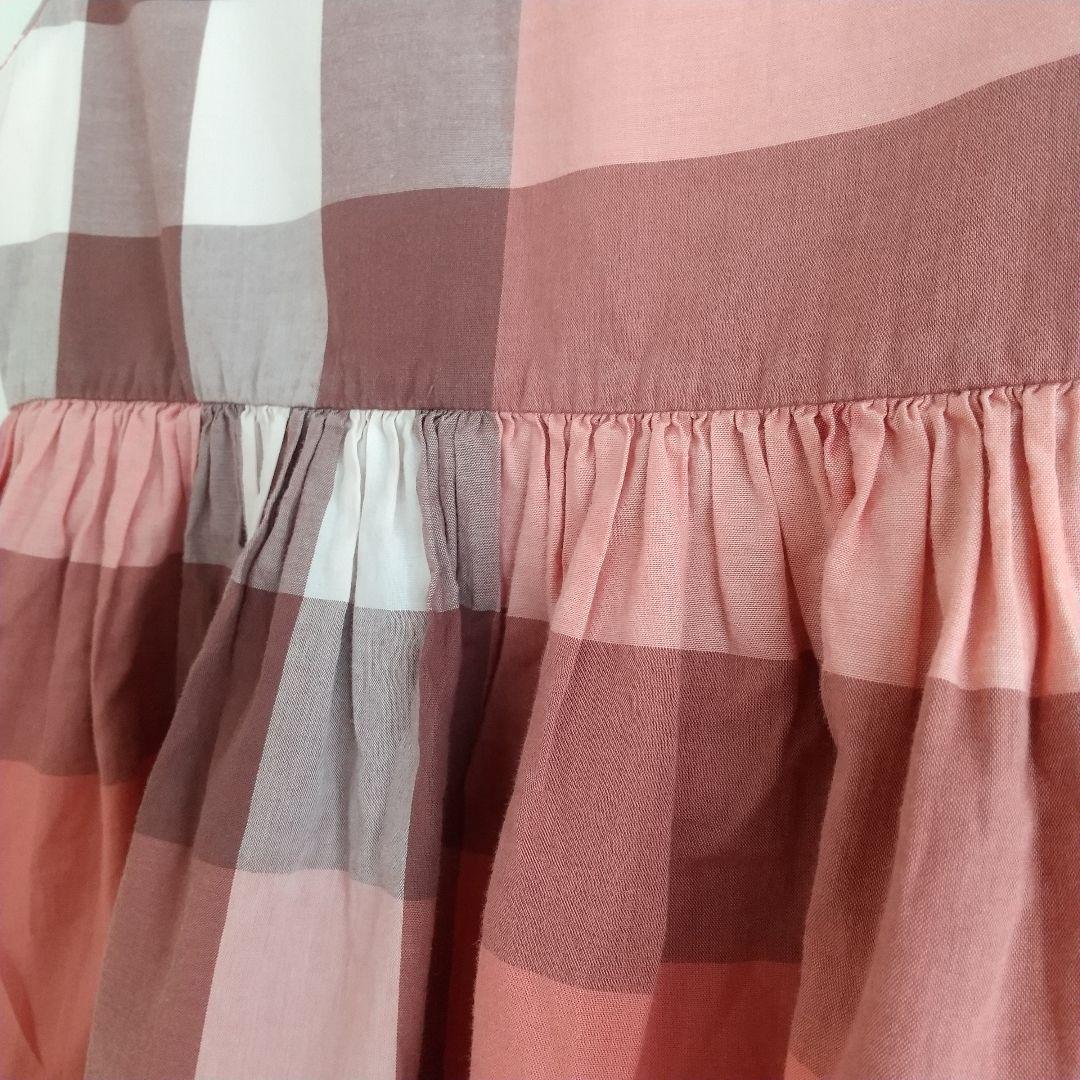 BURBERRY バーバリーチルドレン メガチェック柄 ワンピース 6Y 116