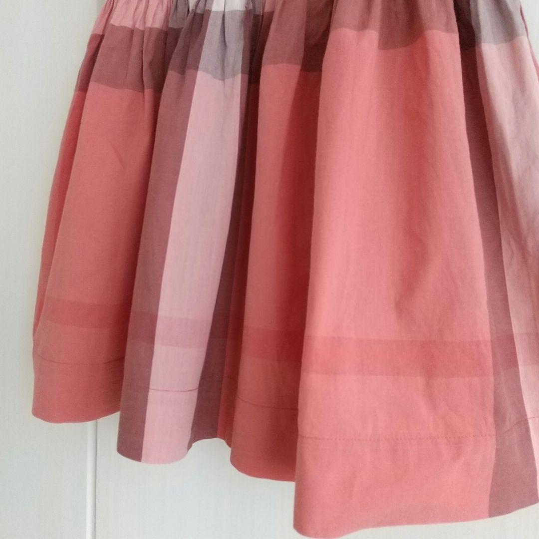 BURBERRY バーバリーチルドレン メガチェック柄 ワンピース 6Y 116