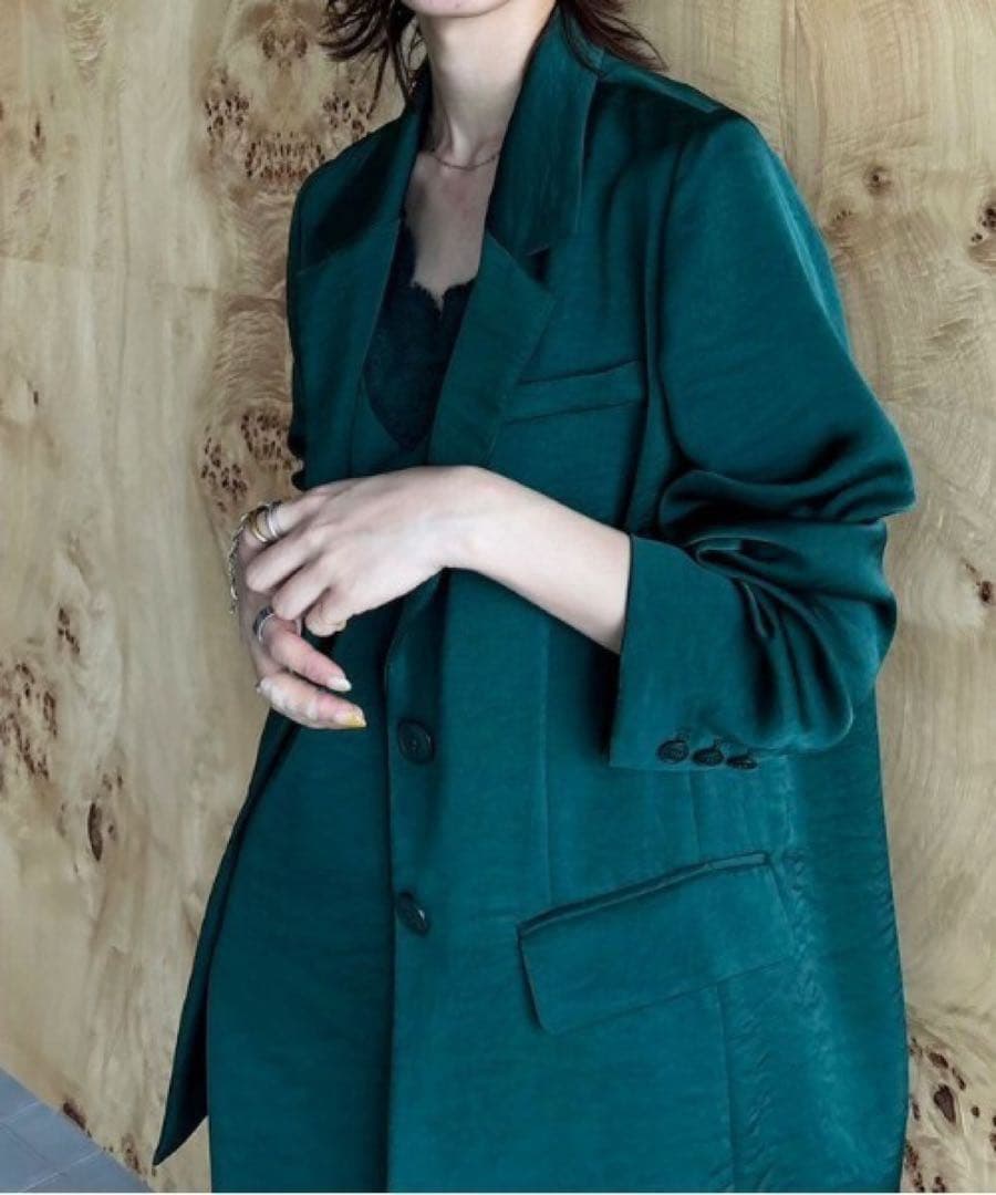 【未使用】Ameri JACKET SET FLUFFY LACE DRESS