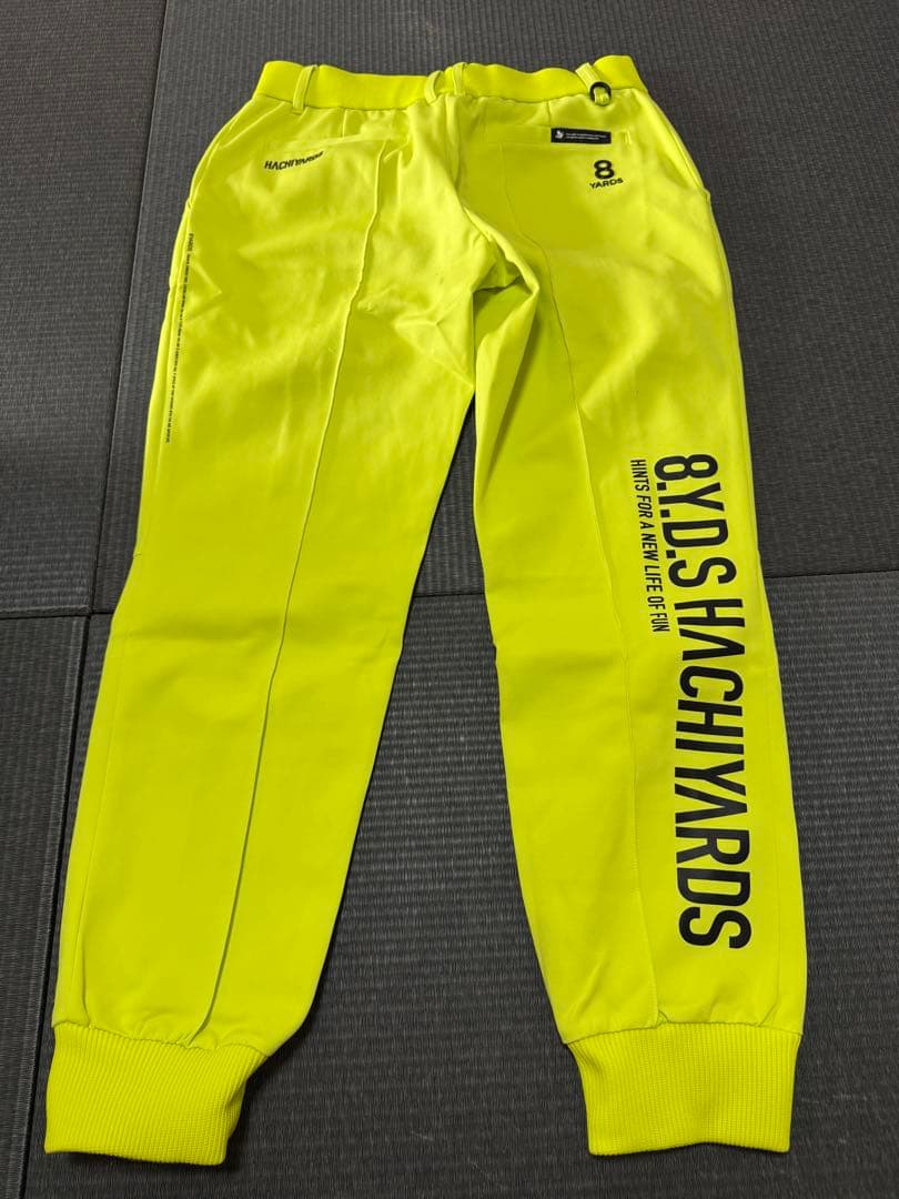 8 YARDS 蛍光イエロー メンズパンツ L