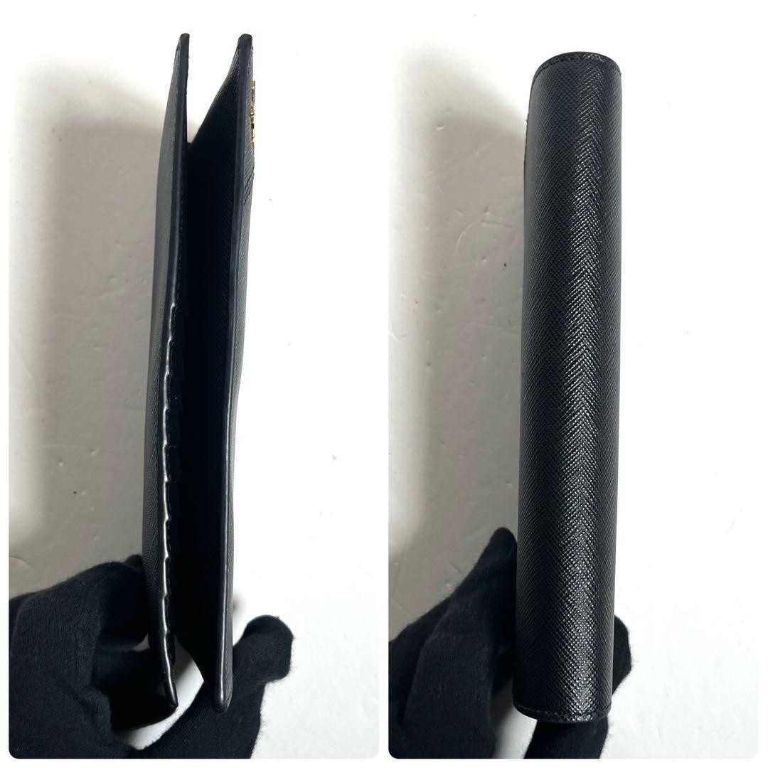 【新品同様・付属品完備✨】現行 プラダ 長財布 サフィアーノレザー　RFID掲載