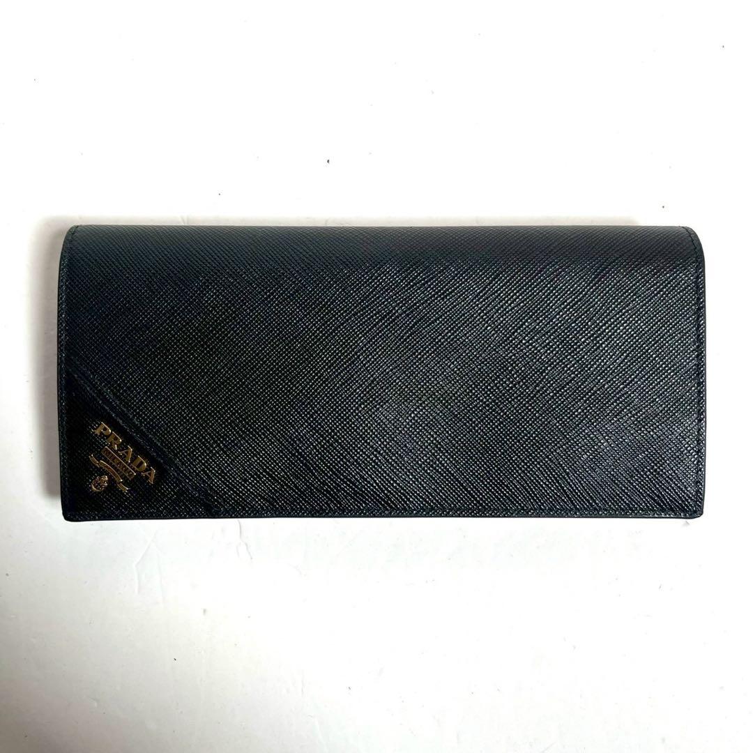 【新品同様・付属品完備✨】現行 プラダ 長財布 サフィアーノレザー　RFID掲載