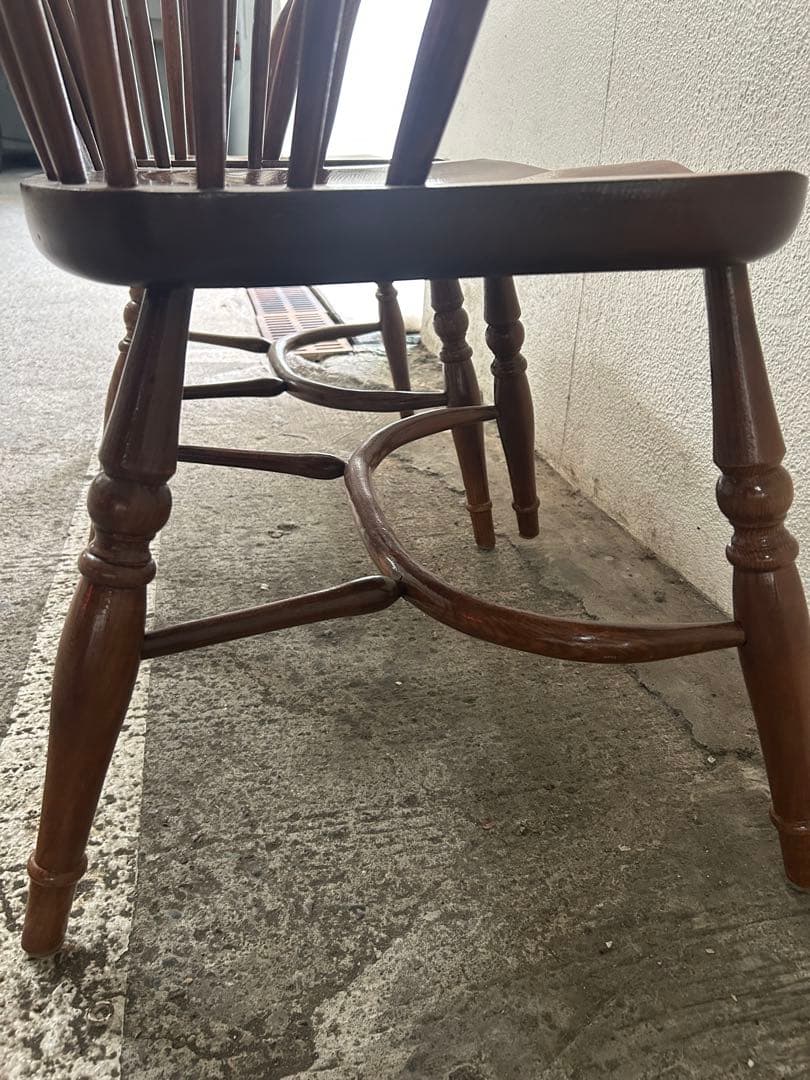 【東京近郊までお届けします】ウィンザーチェア アームチェア 2脚セット 中古品