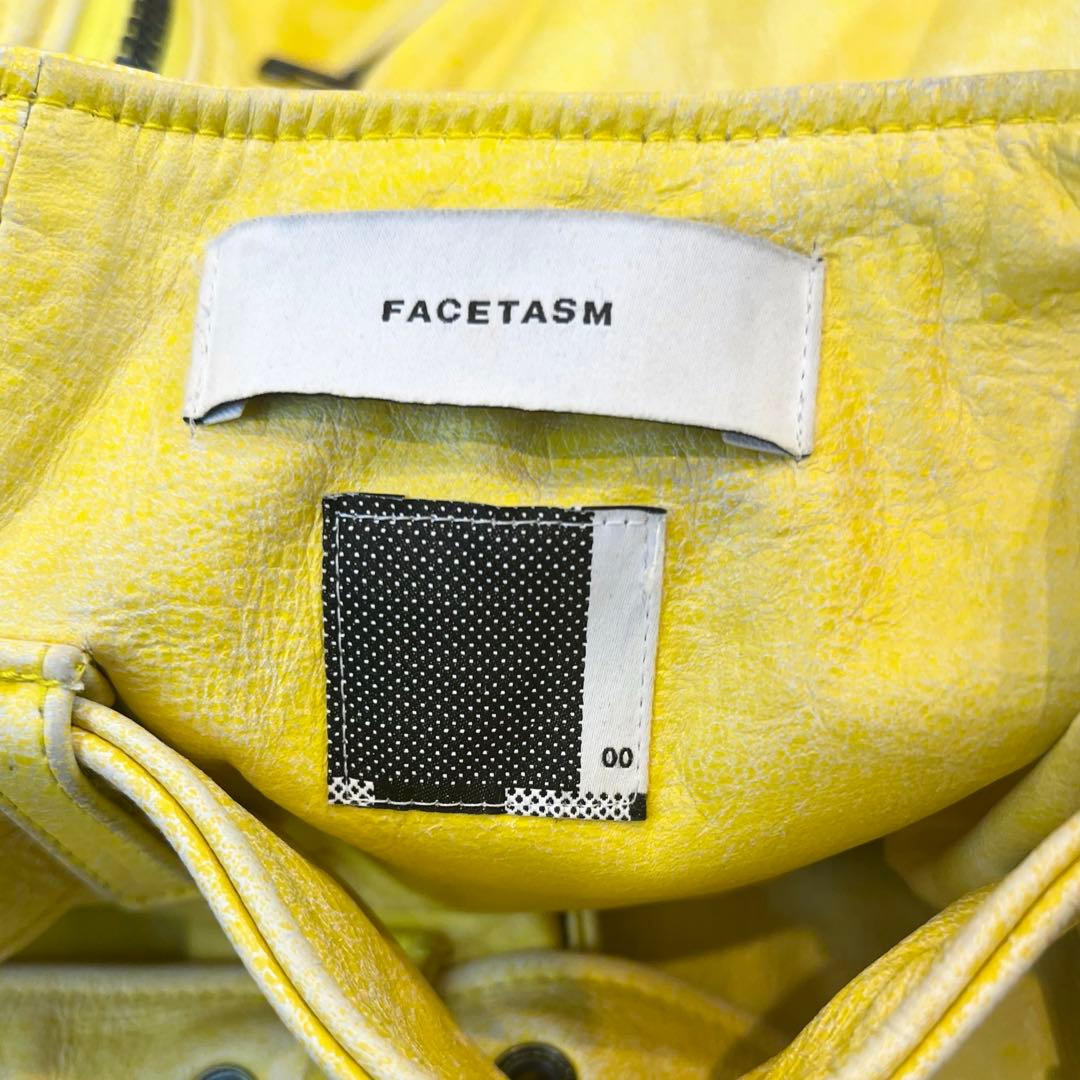 FACETASM 17SS レザースカート　ライダーススカート