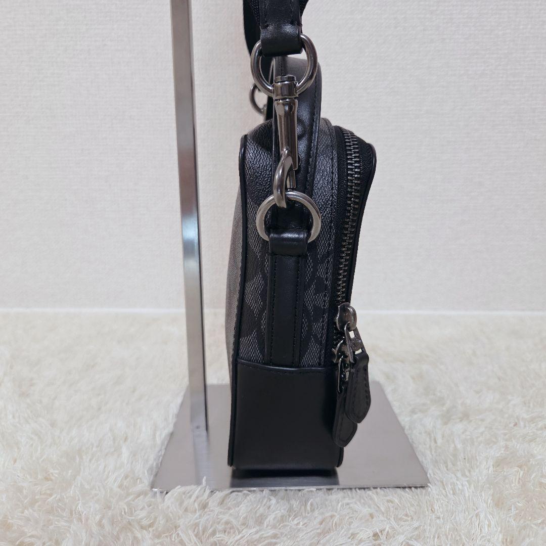 【じゅんいち出品】COACH コーチ クロスボディ 2WAY シグネチャー