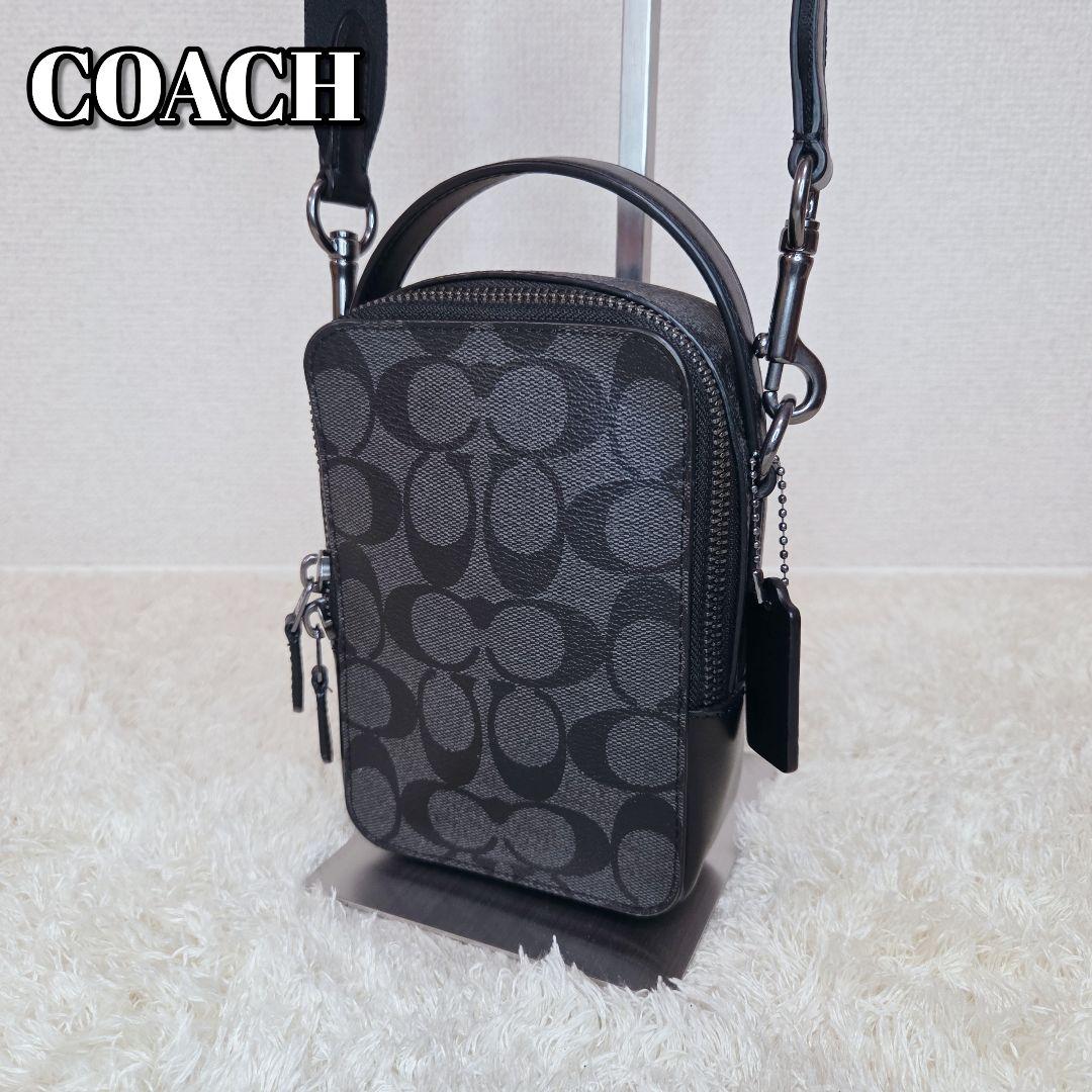 【じゅんいち出品】COACH コーチ クロスボディ 2WAY シグネチャー