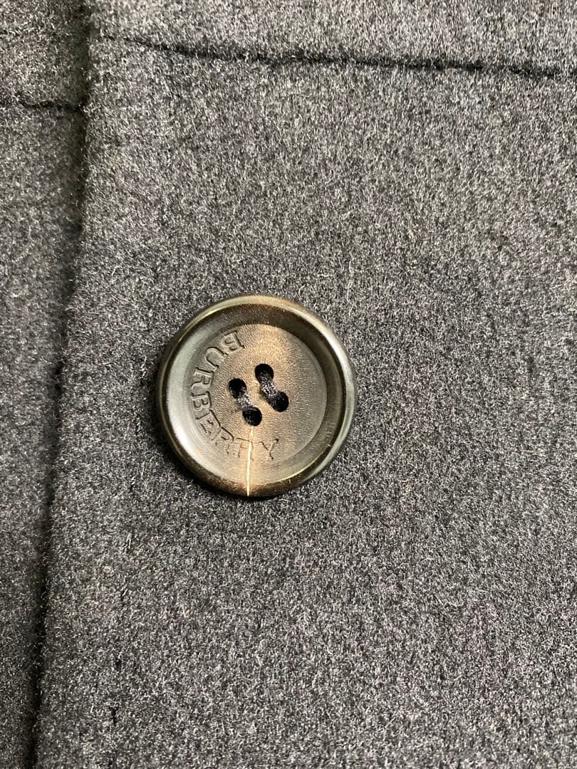 【バーバリー】ダブルフェイス　コート　36 ブラック