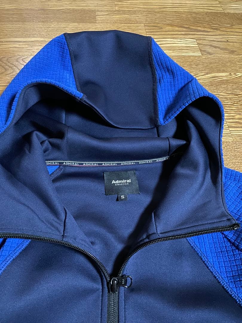 admiral テニス パーカー ジャージ S アドミラル ネイビー×ブルー