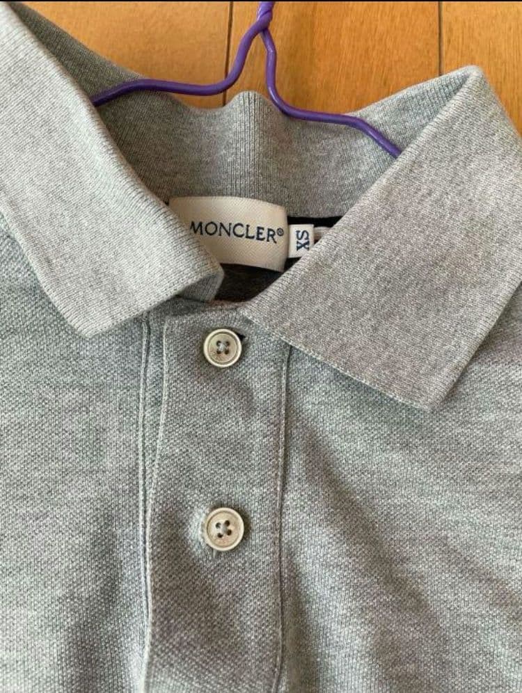 【haroharo71】モンクレール ポロシャツ グレー