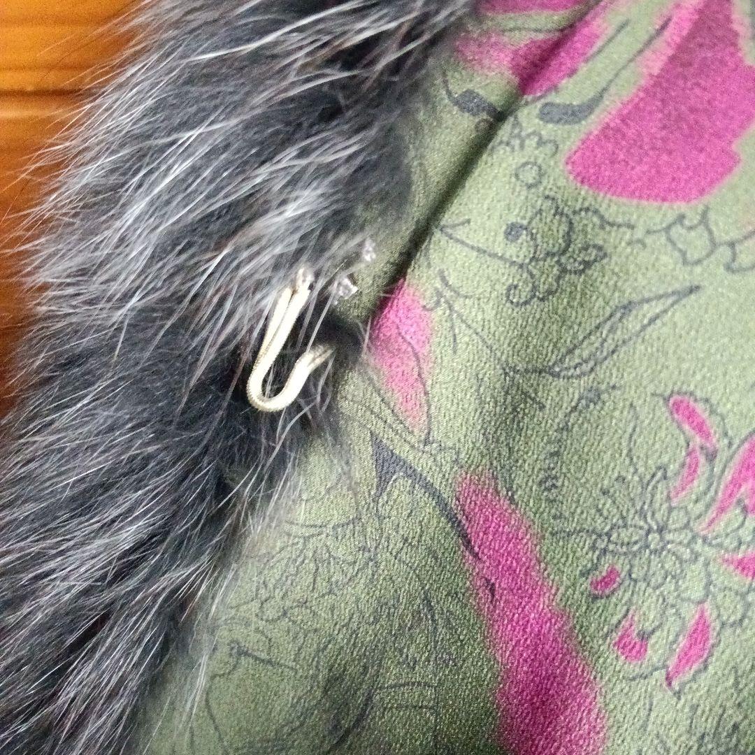 ★　毛皮コート　ファーコート　ロングコート　ミンク　アンゴラ　絹　シルク　裏地