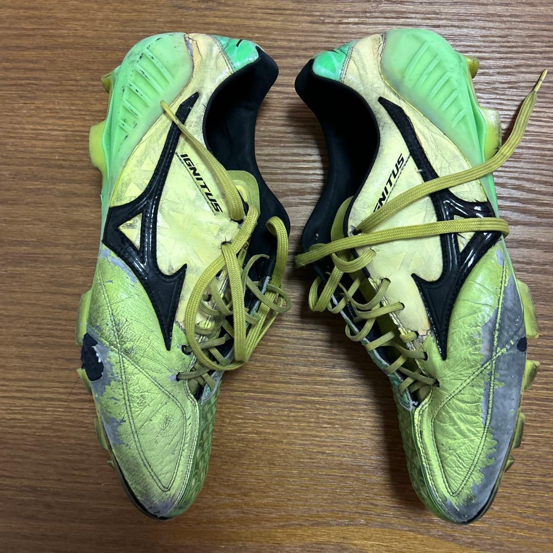 Mizuno Ignitus サッカーシューズ グリーン/イエロー イグニタス
