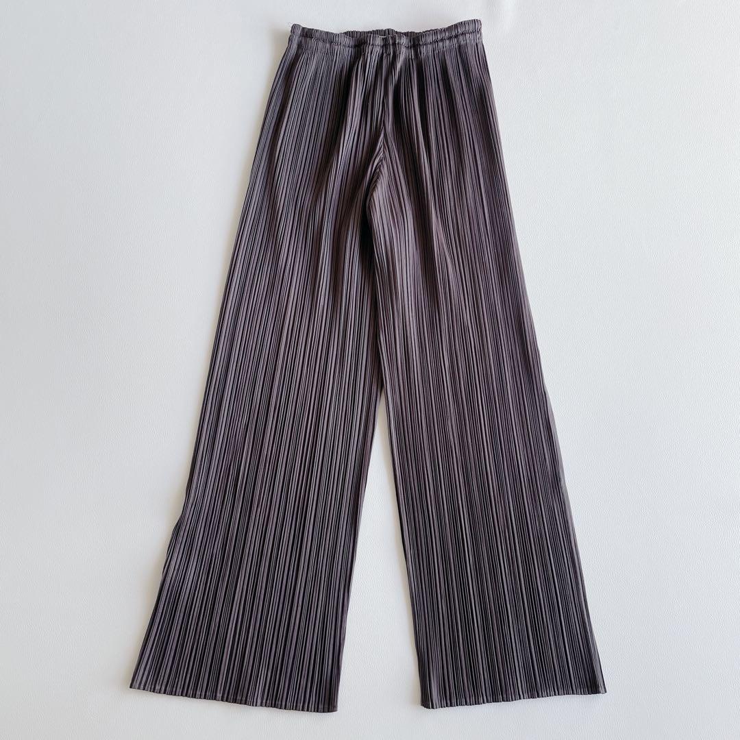 美品✨PLEATS PLEASEプリーツプリーズ　プリーツパンツ　ワイドパンツ