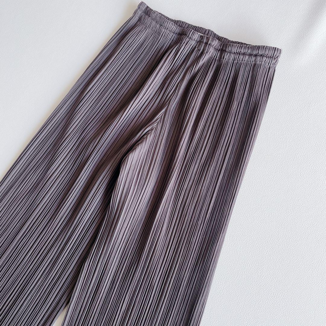美品✨PLEATS PLEASEプリーツプリーズ　プリーツパンツ　ワイドパンツ