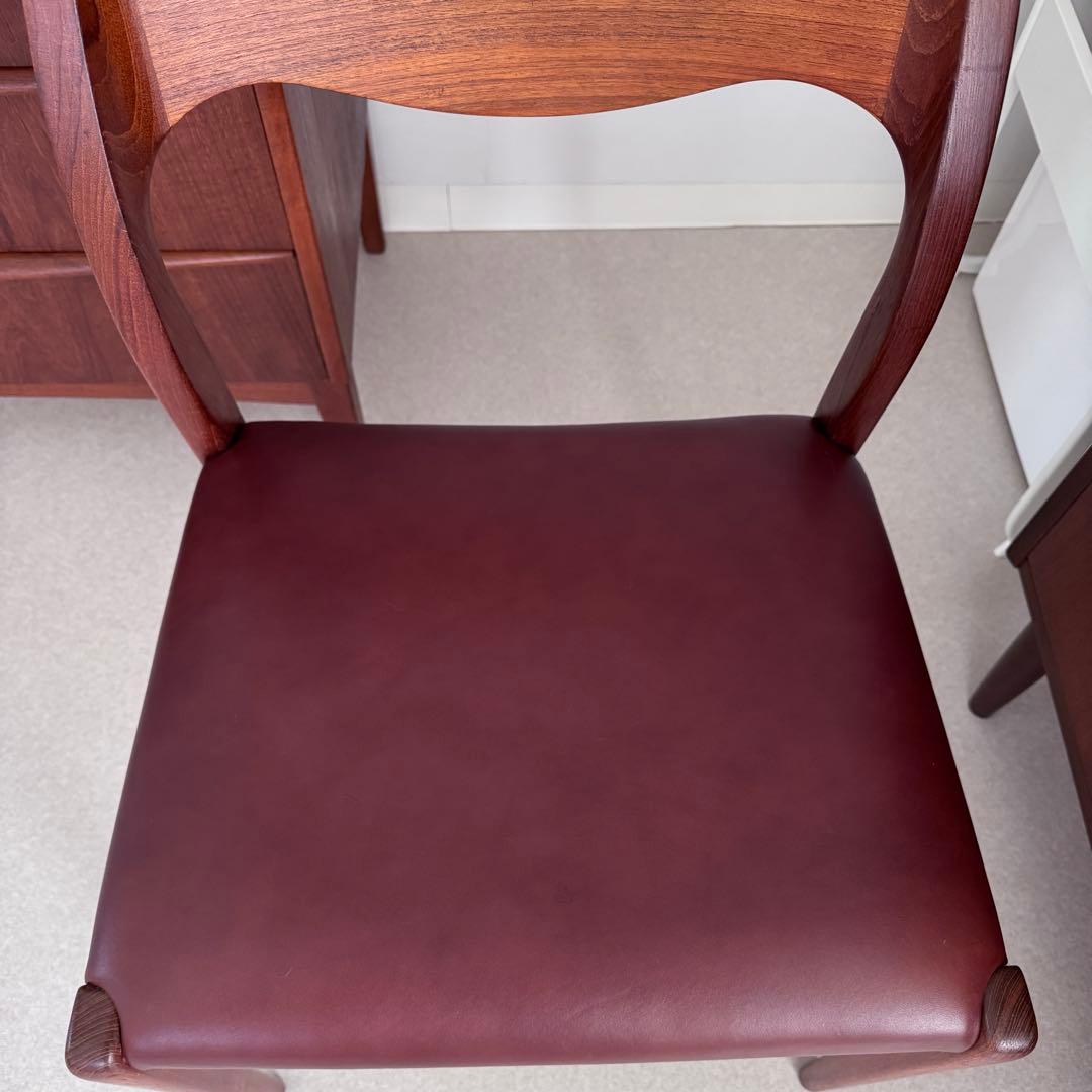 J.L モラー 71 デンマーク ビンテージチェア 本革