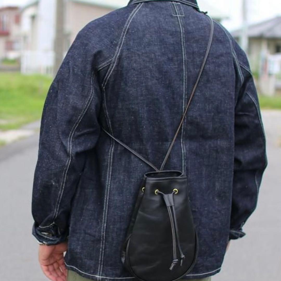 コウ‼️インセプション ホースハイドレザー ポーチ　ブラック