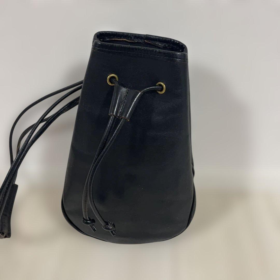 コウ‼️インセプション ホースハイドレザー ポーチ　ブラック