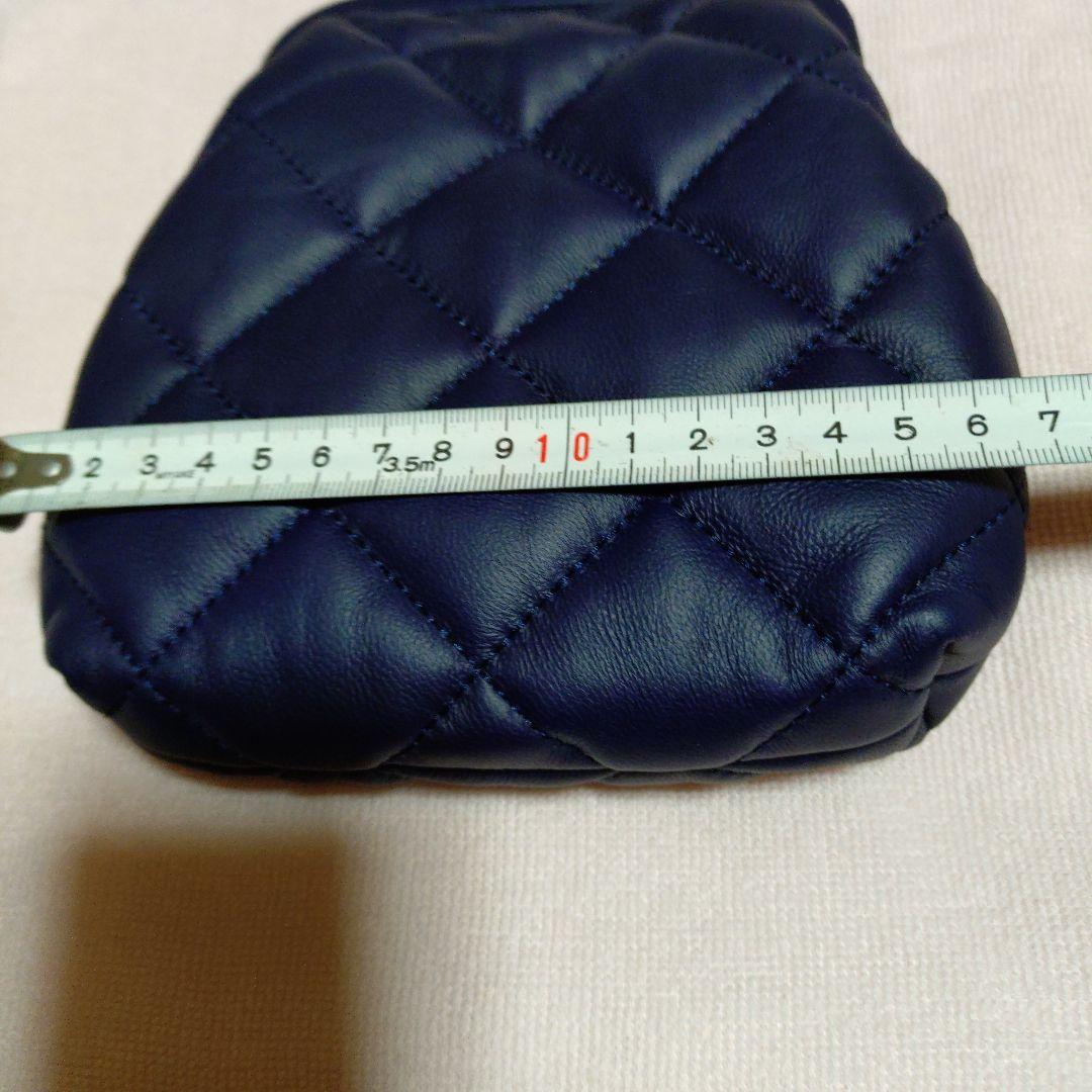 マックスマ−ラPasticcino ネイビー キルティング バッグ