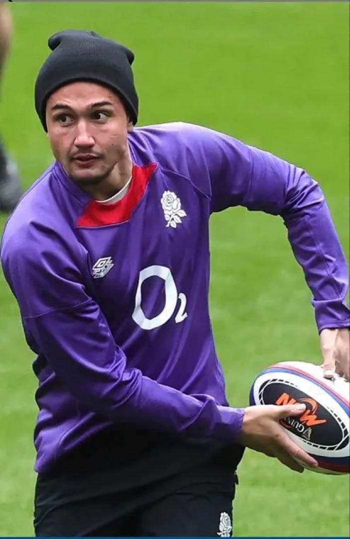 イングランド代表 ラグビー　パープル ウォームアップウェア