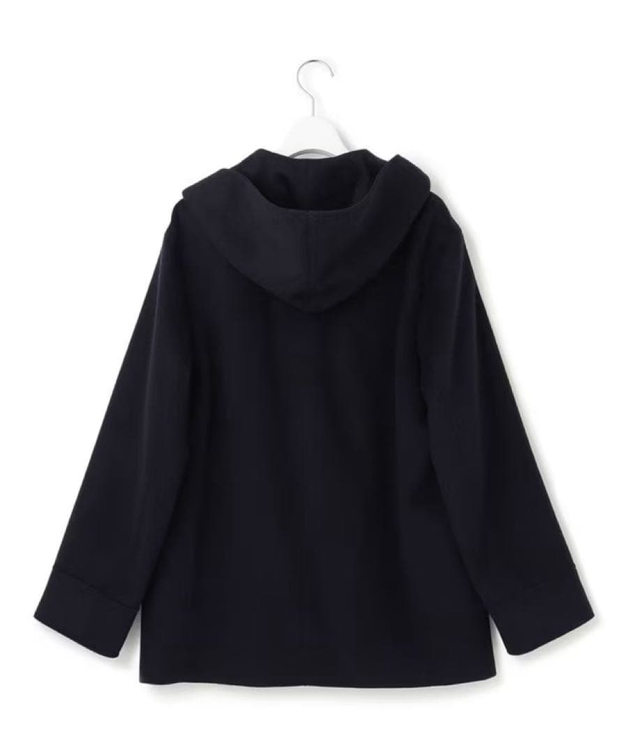 【23区】ウールカシミヤビーバー フード付き ショートコート