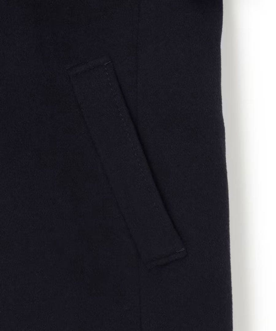 【23区】ウールカシミヤビーバー フード付き ショートコート