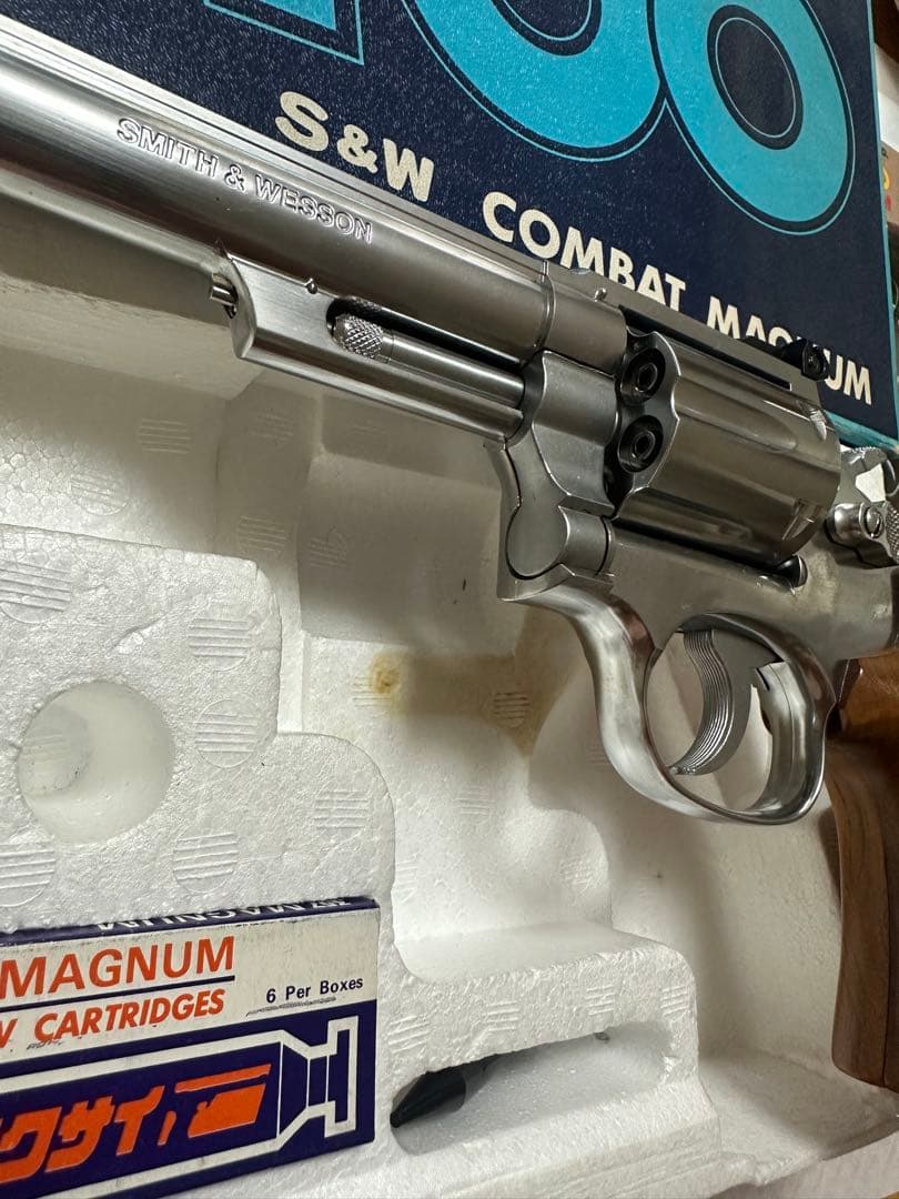 未使用 未発火 コクサイ M66 コンバットマグナム 6インチ 樹脂製 ※i0