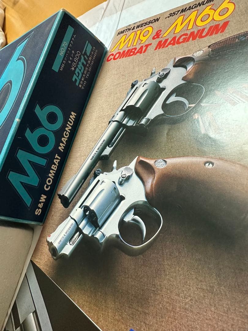 未使用 未発火 コクサイ M66 コンバットマグナム 6インチ 樹脂製 ※i0