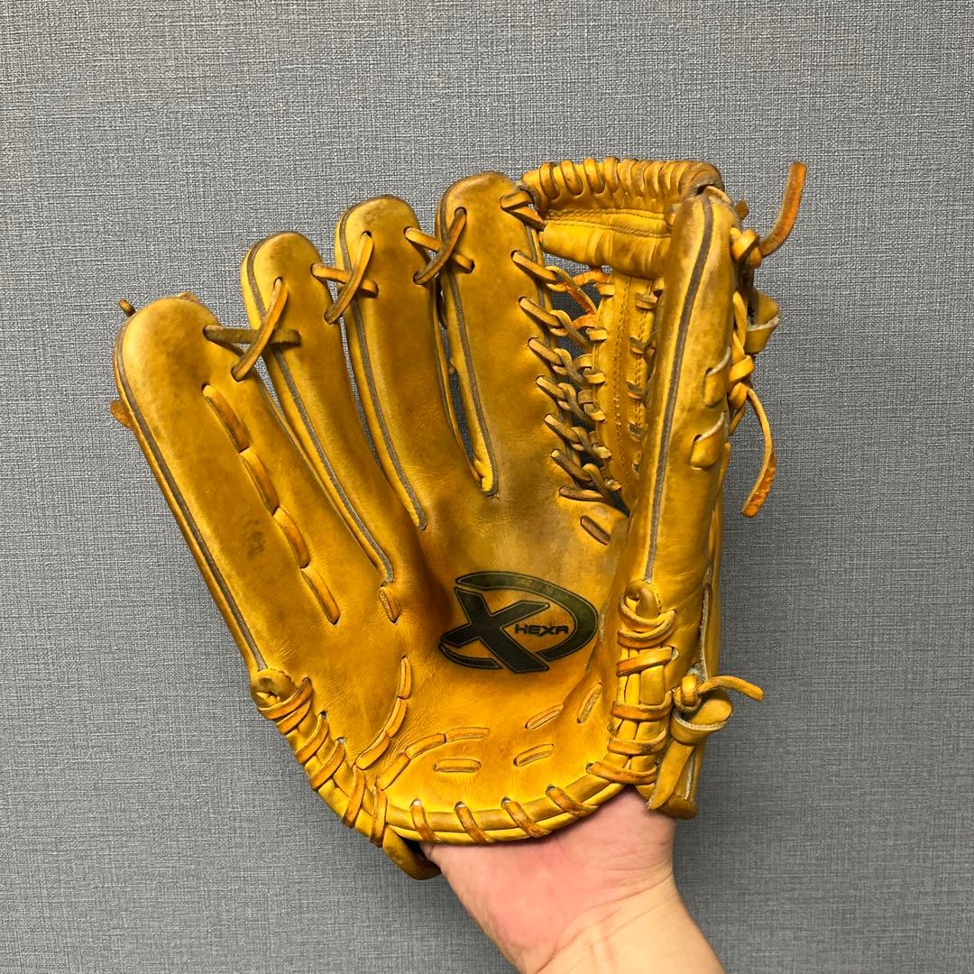 1163 ヘクサ 即戦力 硬式 外野手用グローブ 左投
