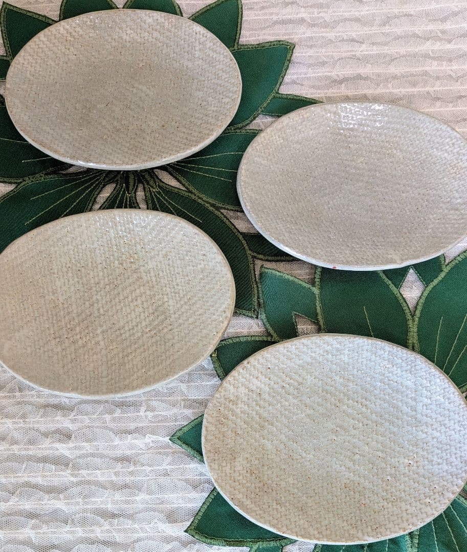 koko様❁作家もの❁一の瀬焼❁丸田窯❁丸田巧さん❁ヘリンボーン柄❁同梱発送分