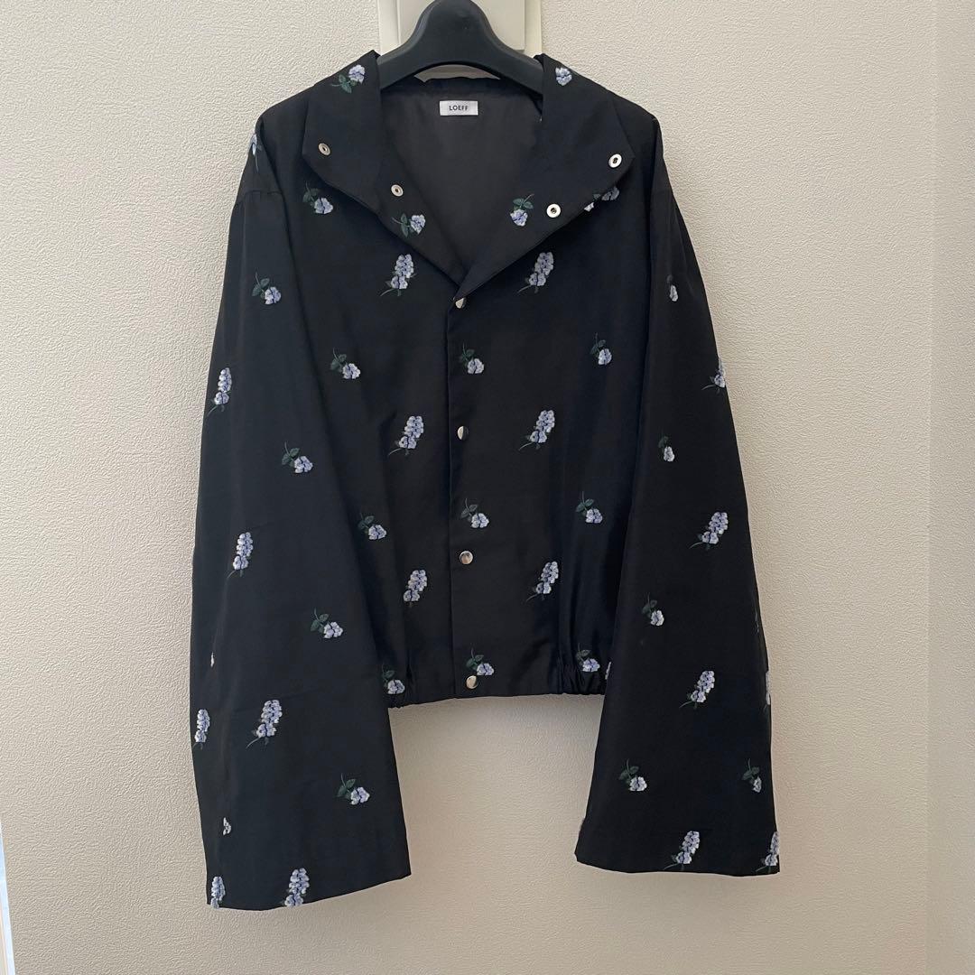 ＜LOEFF＞キャットニップ ジャガード ブルゾン