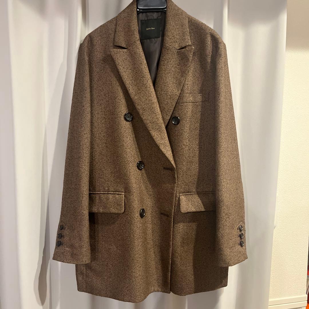 Spick & Span リングツイードダブルブレストジャケット サイズ/38