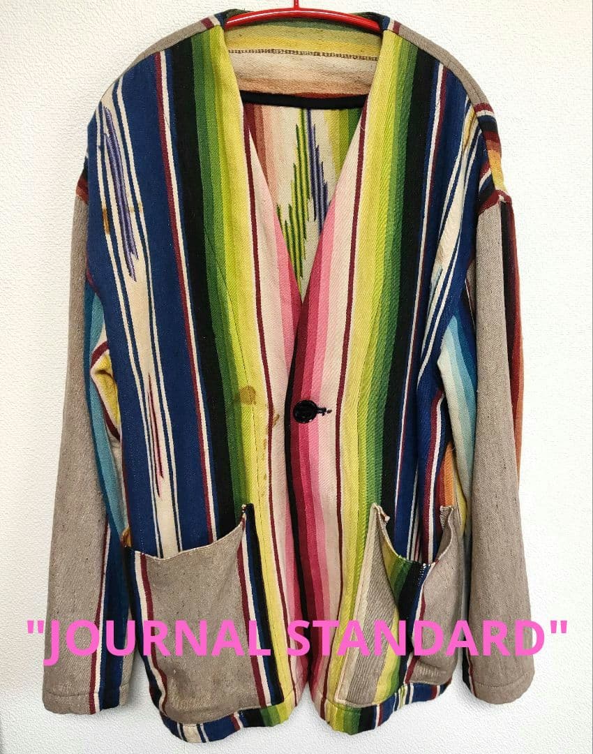 ★JOURNAL STANDARD★ヴィンテージラグ リメイクジャケット 1点物