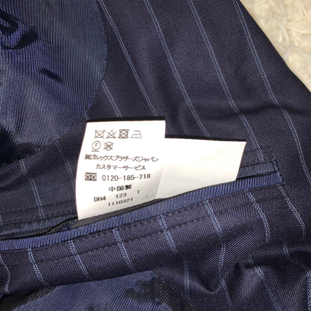 新品 ブルックスブラザーズ カノニコ社生地 スーツ ストライプ ネイビー M相当