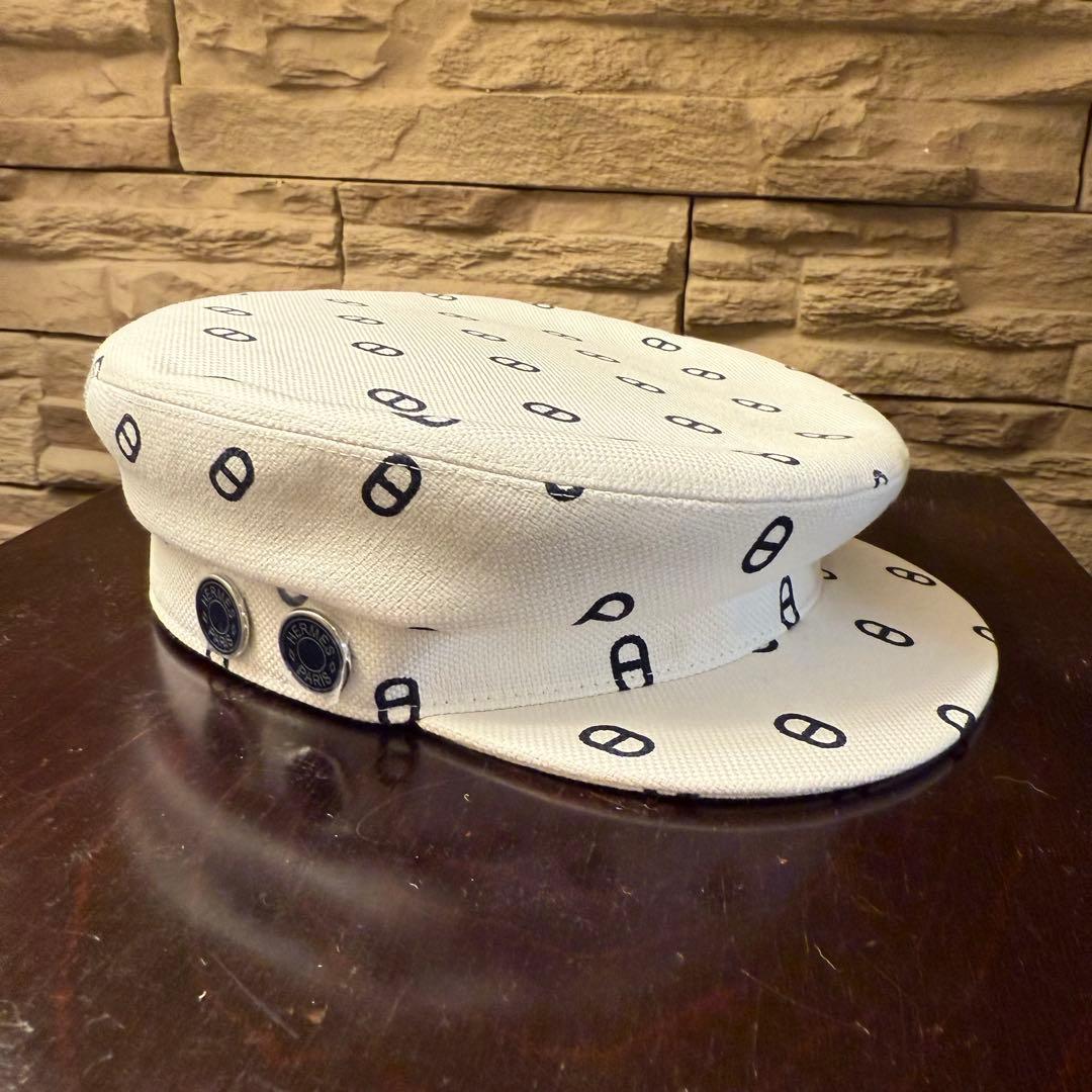 未使用　HERMES キャスケット ヴォーバン　セリエボタン シェーヌダンクル