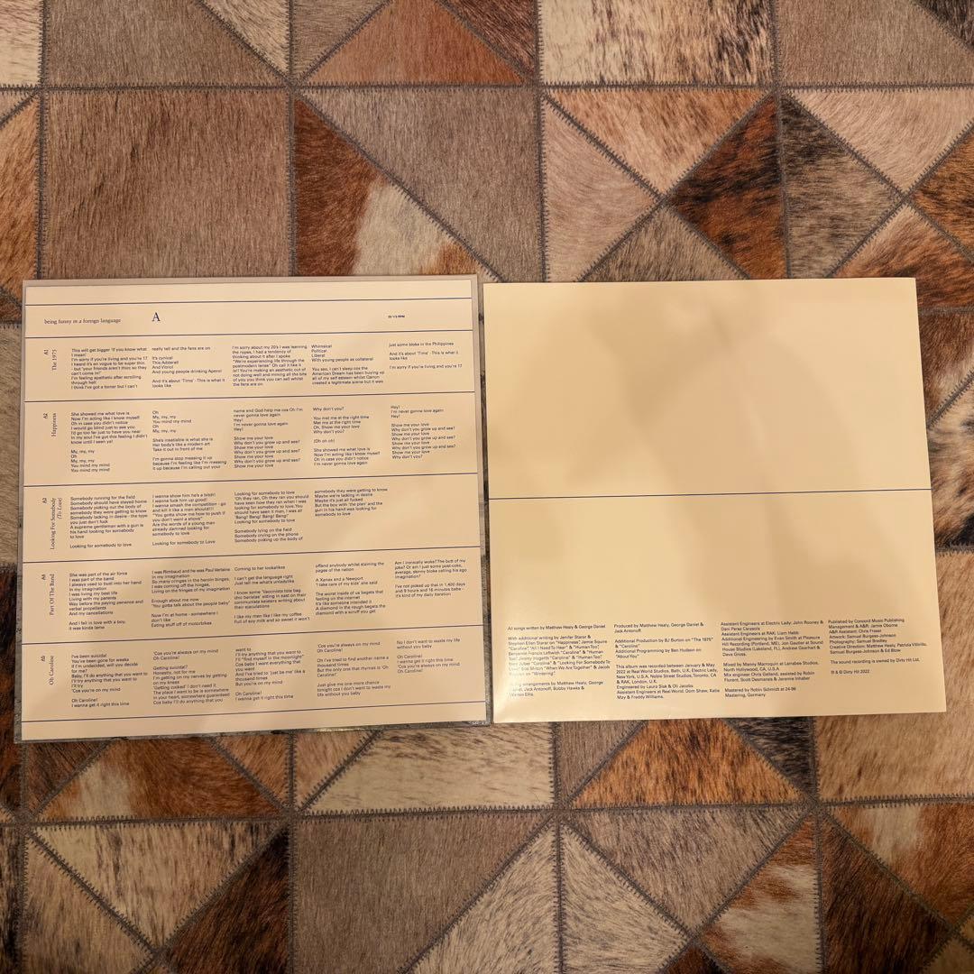 The 1975 BFIAFL Liquid vinyl 限定LP アナログ盤