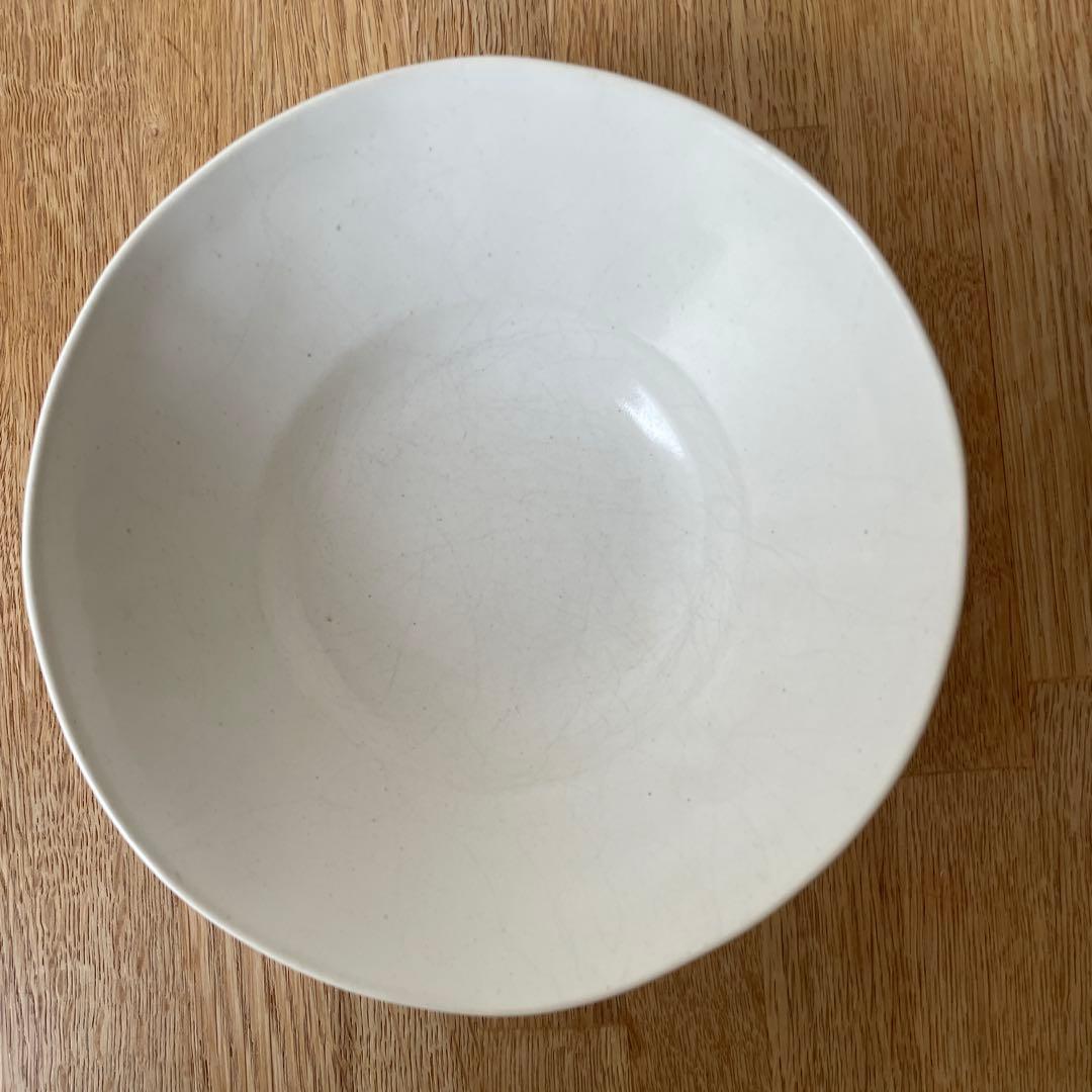 安藤雅信　リムボウル　イタリアボウル　白乳艶釉薬　2客