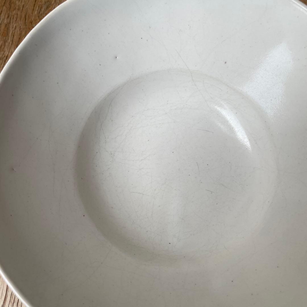安藤雅信　リムボウル　イタリアボウル　白乳艶釉薬　2客