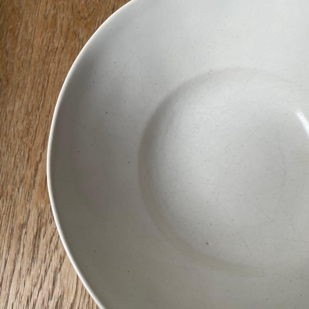 安藤雅信　リムボウル　イタリアボウル　白乳艶釉薬　2客
