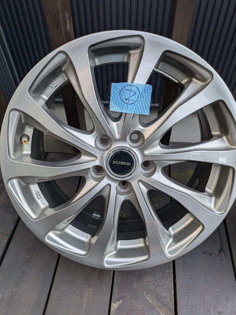 16インチ ホイール 6.5J +48 5H PCD 100 分割出品②