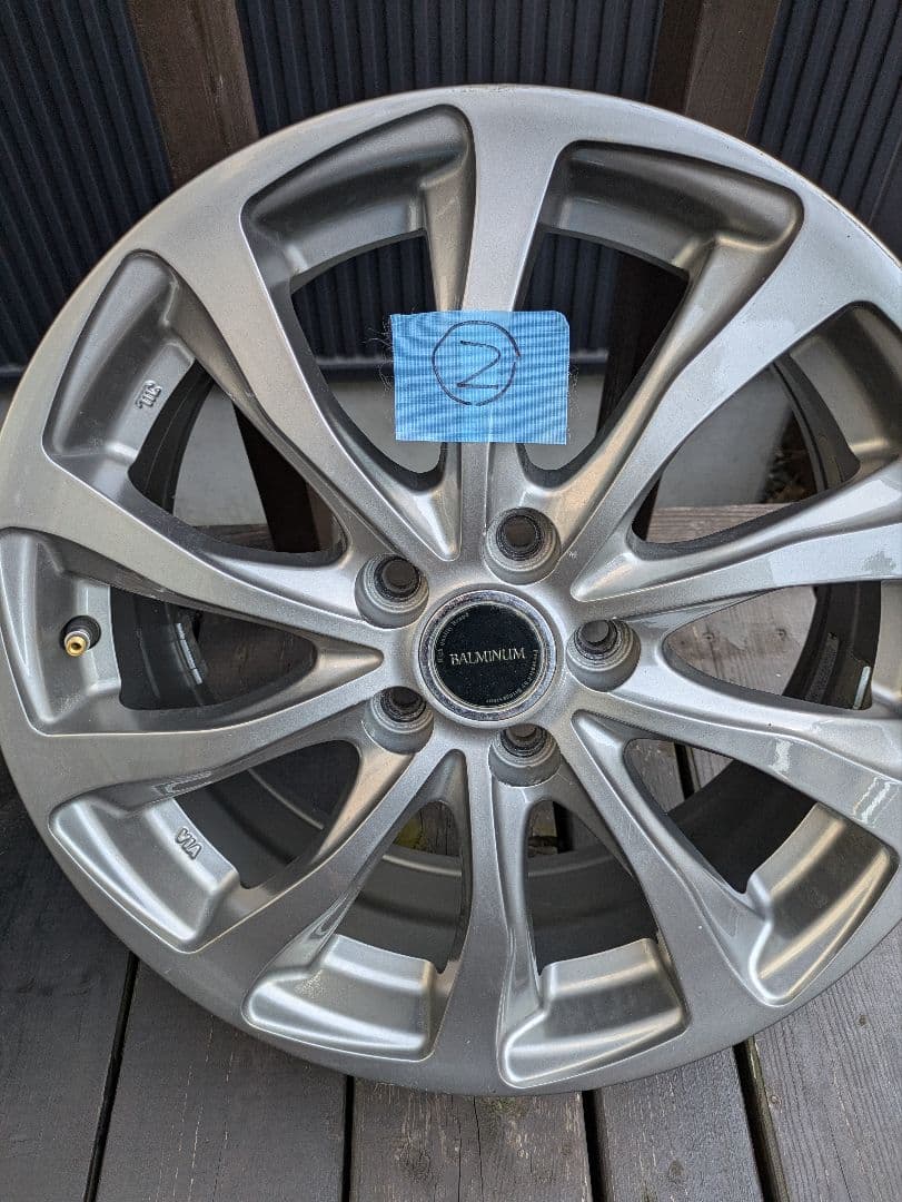 16インチ ホイール 6.5J +48 5H PCD 100 分割出品②