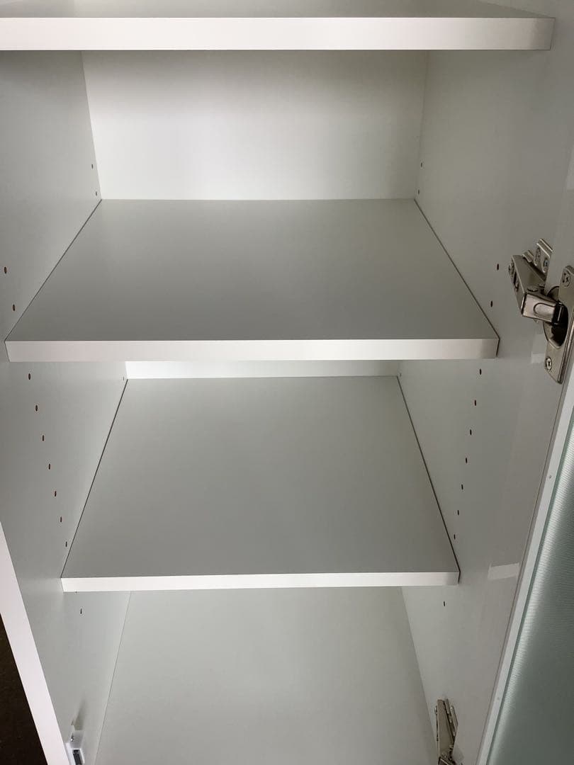 あさり スキマ収納 スリム食器棚 幅40cm スライド棚付き（★）